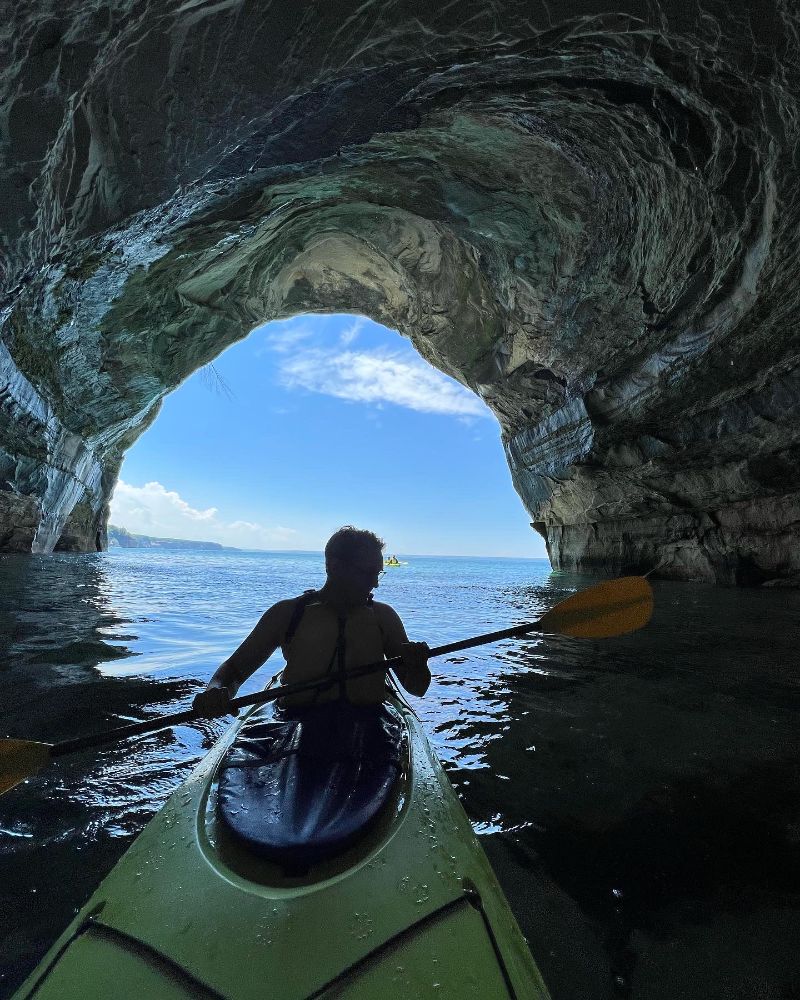 Nathan kayaking